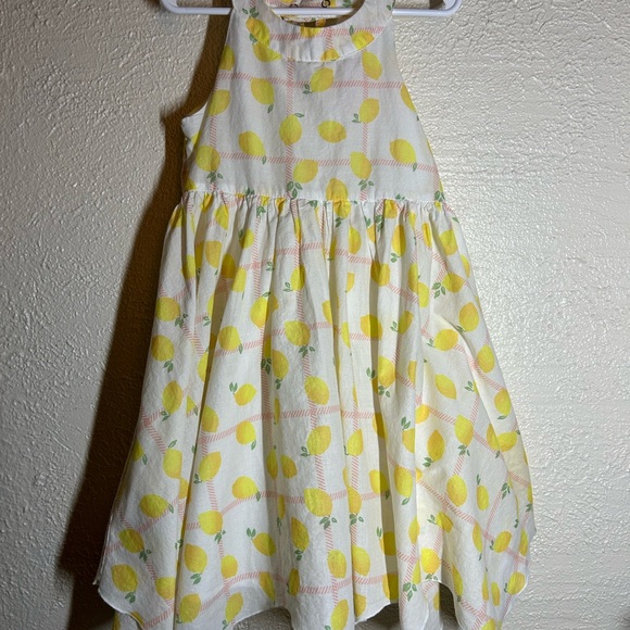 Isaac Mizrahi Other - Isaac Mizrahi Lemon Pattern Kids Dress - White and Yellow